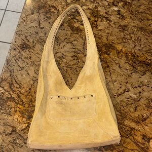 Knox Studded Suede Shoulder Bag